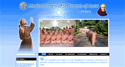 Desktop Screenshot of medicalsistersraipur.org