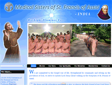 Tablet Screenshot of medicalsistersraipur.org